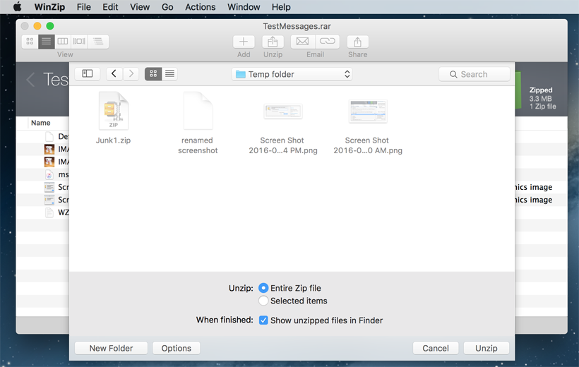 unzip tool for mac mobile