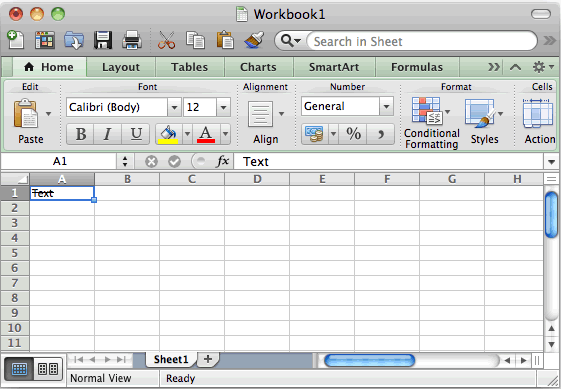 where are the drawing tools in excel 2011 for mac
